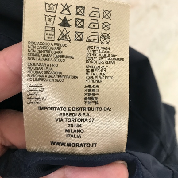 ANTONY MORATO {XS} Navy Blue Windbreaker with Nautical White & Red Detail - Picture 9 of 14